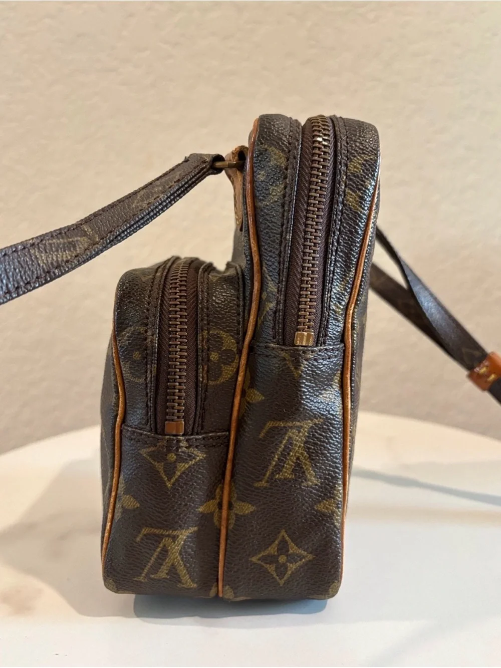 Louis Vuitton 872TH Mini Amazon Brown Monogram LV Shoulder Bag